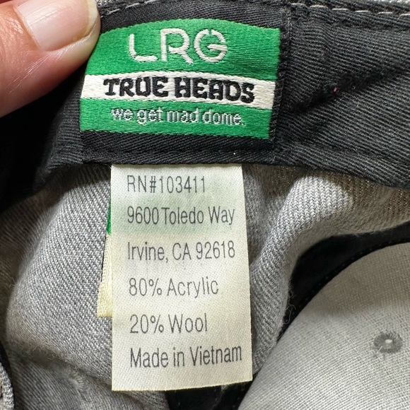 Starter X LRG True Heads Trees Embroidered Wool Snapback Trucker Cap Adult OS - Picture 11 of 12